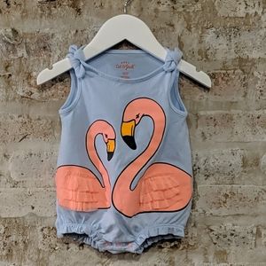 Cat & Jack Flamingo Romper